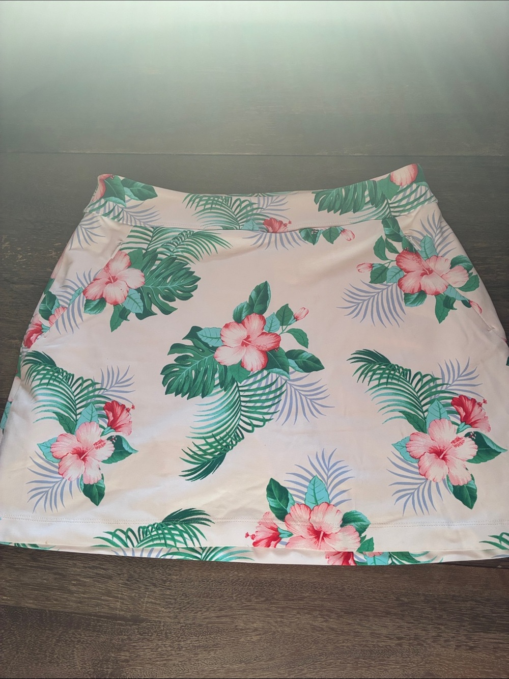 Tommy Bahama Tropical Floral Mini Skort - Pink & Green